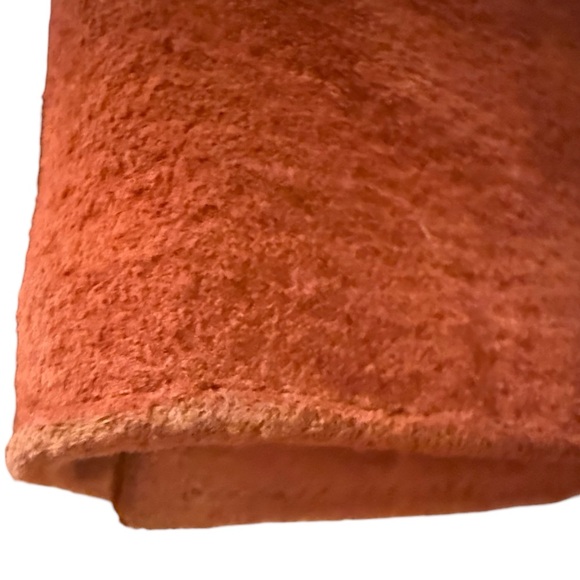 Christopher & Banks Women's Orange Leather Jacket - Picture 7 of 8